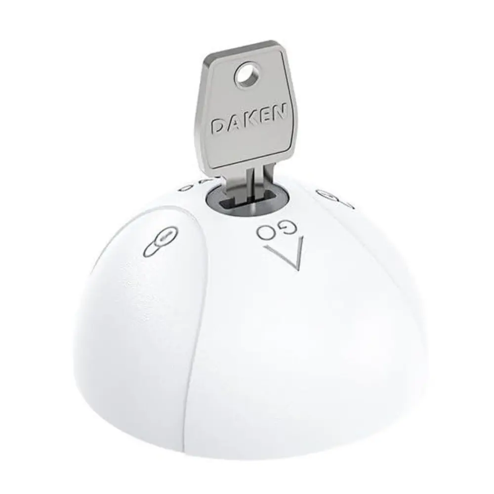 Serrure antivol blanche pour camping car et utilitaire