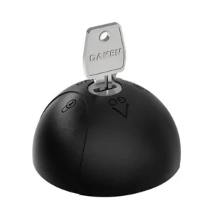 Serrure antivol camping car noire