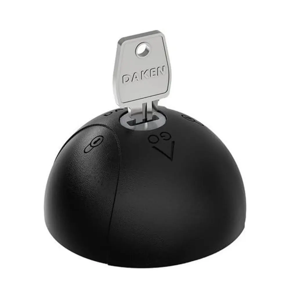 Serrure antivol camping car noire